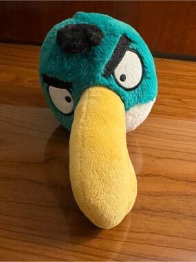 Angry Birds Hal Toucan Plush Green Bird Commonwealth 2010 9"
